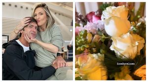 Buchetul primit de Adela Popescu, din partea lui Radu Vâlcan  Radu Vâlcan i-a făcut o surpriză soției lui, chiar dacă se află la mii de kilometri distanță