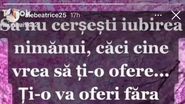 Postarea făcută de Alexandra de la Puterea Dragostei