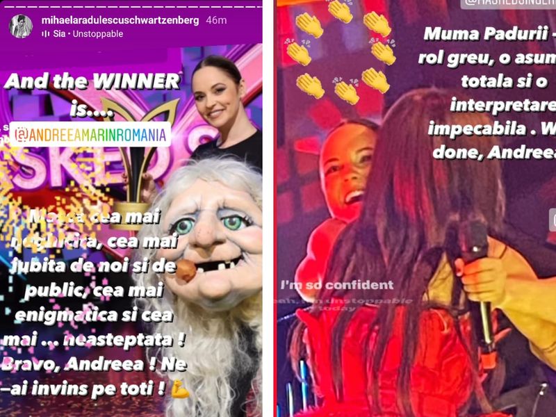 Postările făcute de Mihaela Rădulescu pe rețelele de socializare