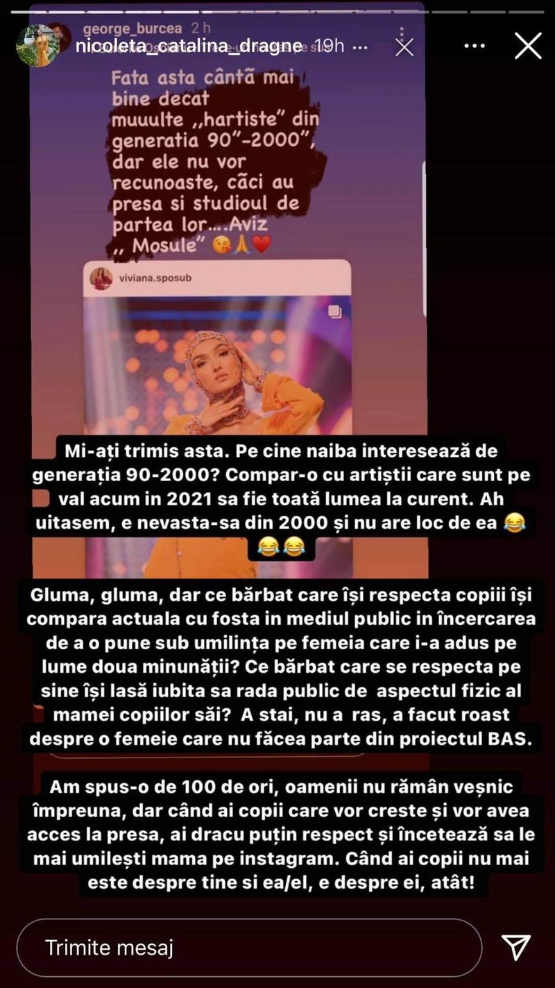 Postarea făcută de Nicoleta Dragne