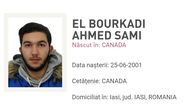 Pe numele lui Ahmed Sami El Bourkadi a fost emis un mandat de urmărire