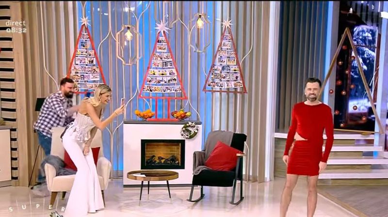 Florin Ristei, apariție uluitoare la televizor: „Mă simt comod în rochie!”