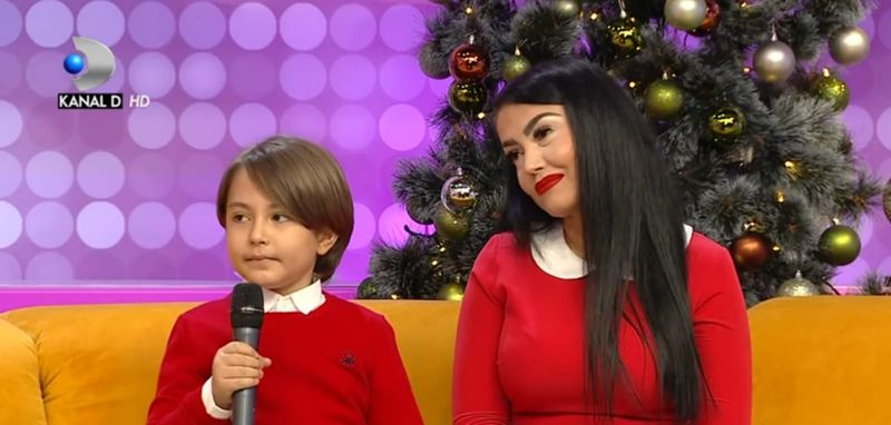 Fiul Andreei Mantea, un copil darnic