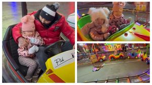 Dani Mocanu, ipostază rară cu fetițele lui