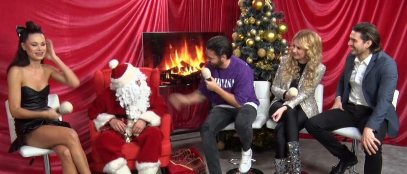 Moș Crăciun a aterizat &icirc;n platoul WOWbiz