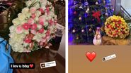 Buchetul de flori primit de la iubitul misterios 