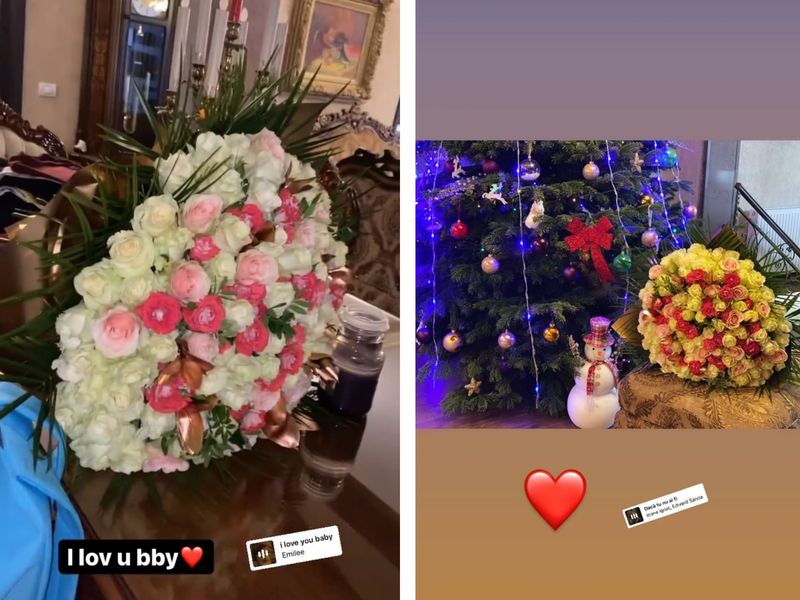 Buchetul de flori primit de la iubitul misterios 