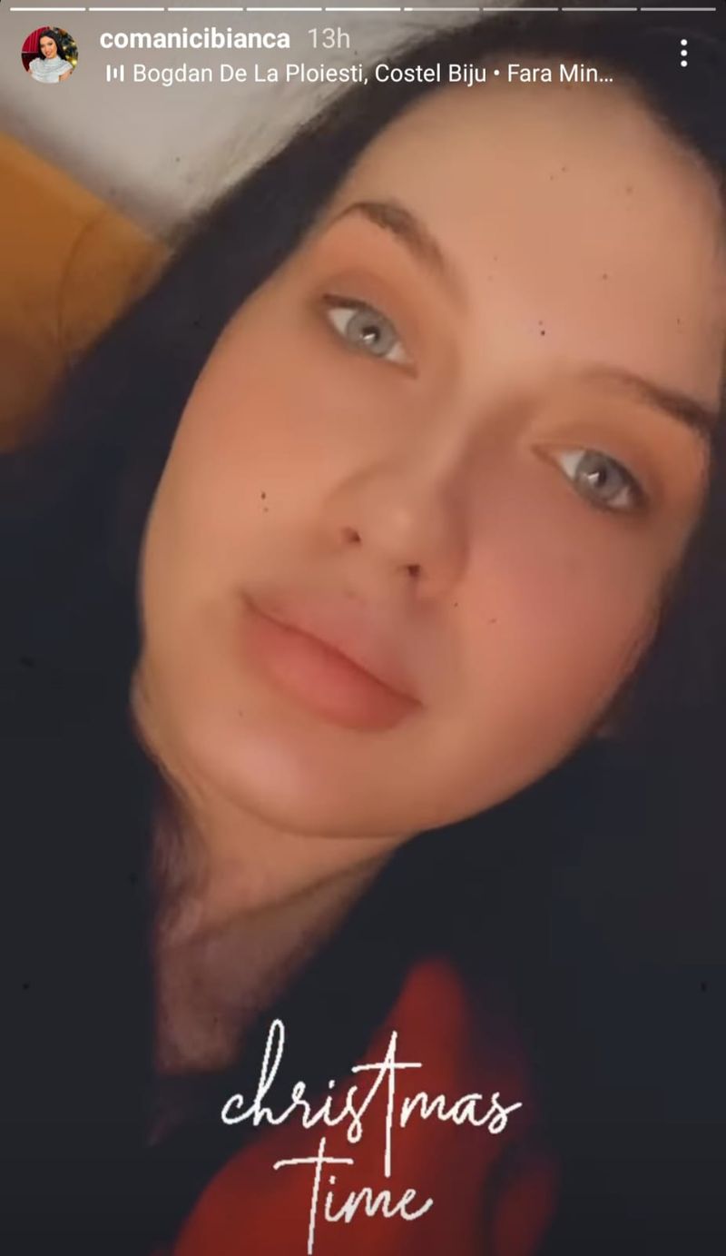 Bianca Comănici și-a petrecut Crăciunul &icirc;n fața televizorului