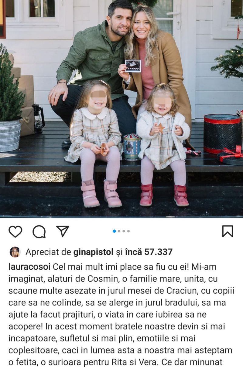 Laura Cosoi i-a felicitat pe Gina și pe Smiley, atunci când au devenit părinți