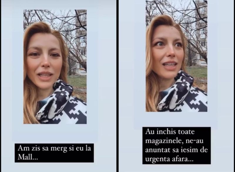 Elena Gheorghe, evacuată dintr-un mall din Capitală: