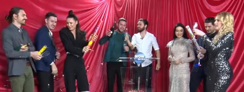 Cei 9 prezentatori WOWnews, ediție specială de Revelion  wownews