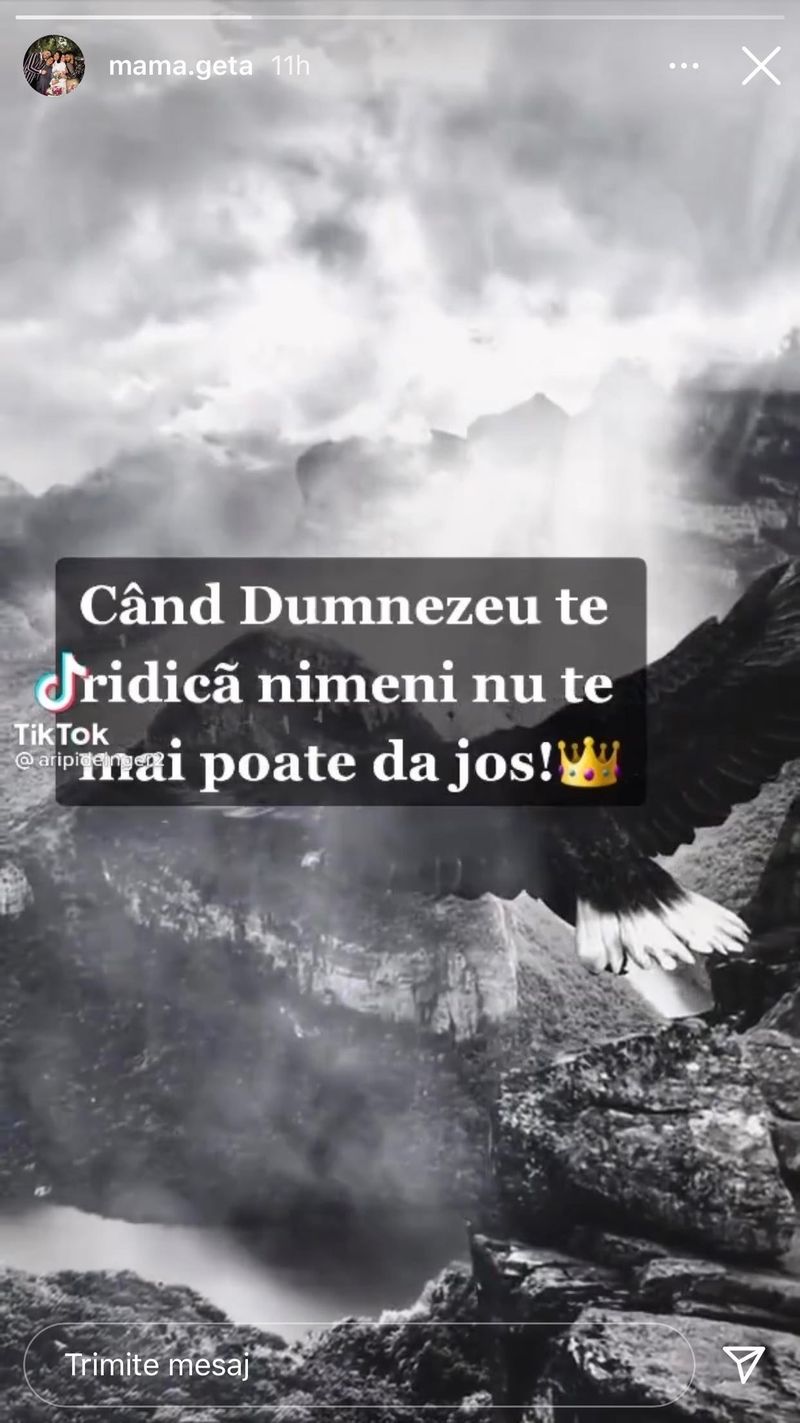 Postarea făcută de Mama Geta