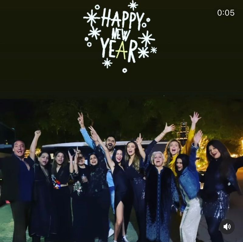 Iulia V&acirc;ntur, alături de prietenii ei