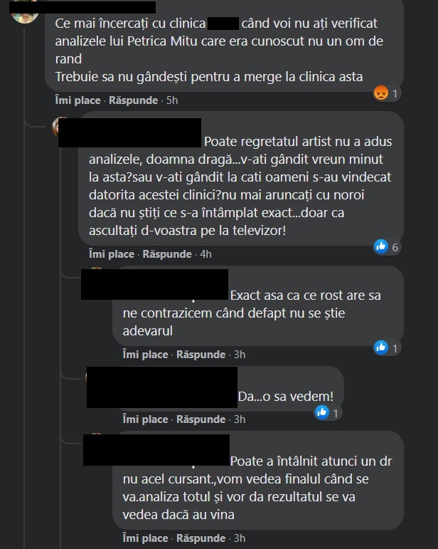 Se &icirc;nt&acirc;mplă la două luni de la moartea lui Petrică M&icirc;țu Stoian! Clinica unde artistul a urmat terapia hiperbară, trasă la răspundere: 