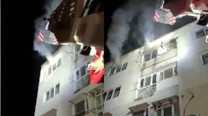 O garsonieră din Giurgiu a ars