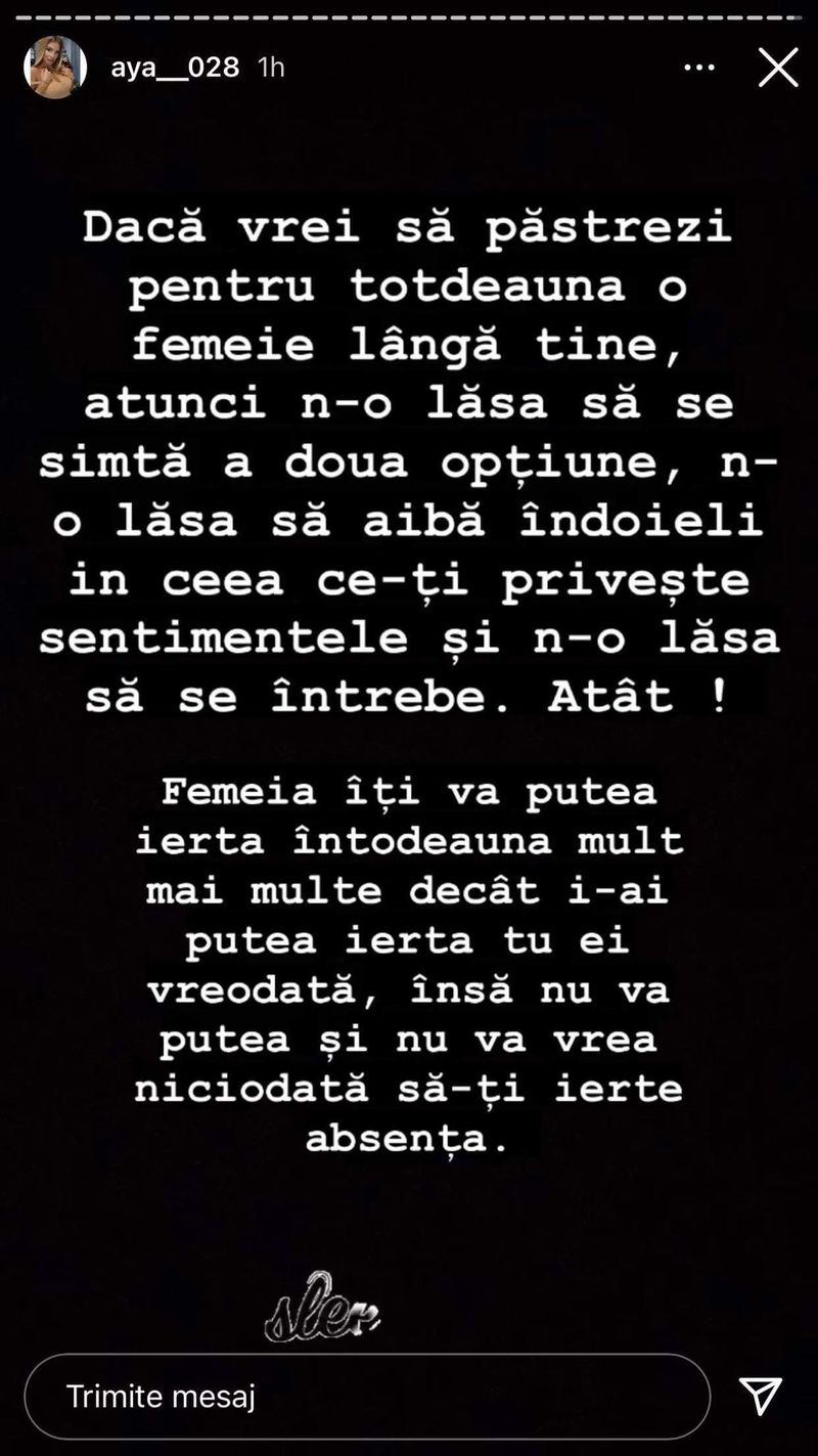 Mesajul transmis de Aya de la Puterea Dragostei