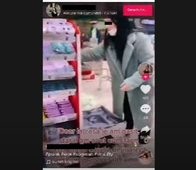 Anchetă în cazul adolescentei care a înțepat prezervative într-un supermarket