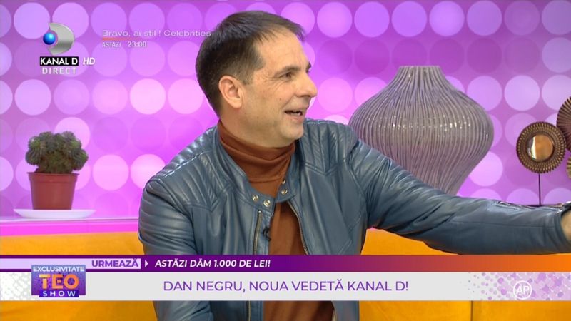 Dan Negru, despre mutarea la Kanal D