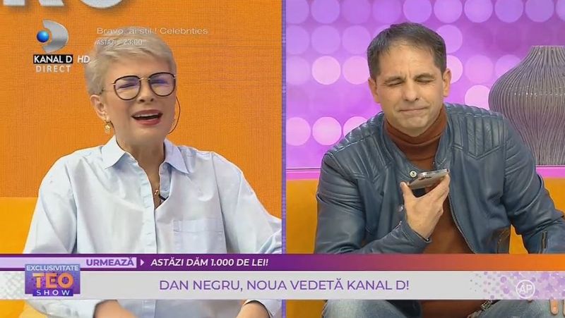 Dan Negru, &quot;tras de urechi&quot; de Horia Moculescu la TV