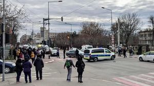 Mașină de poliție, implicată într-un accident rutier, în Alexandria