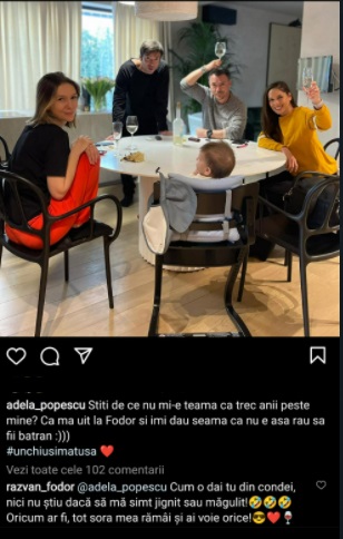 Postarea făcută de Adela Popescu