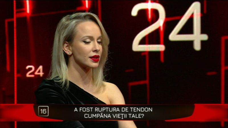 Sandra Izbașa, cu lacrimi &icirc;n ochi c&acirc;nd vorbește despre cumpăna vieții sale. A devenit studiu de caz &icirc;n propria sa lucrare de licență: 