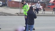  Polițistul care a lovit o fetiță pe trecerea de pietoni, prins cu minciuna