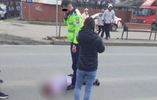 Polițistul care a lovit o fetiță pe trecerea de pietoni, prins cu minciuna