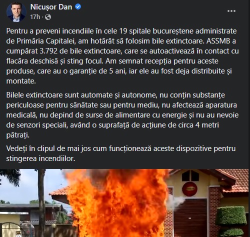 Nicușor Dan, edilul Capitalei, gafa uriașă pe Facebook