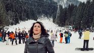 Oana Roman, vacanță la munte cu peripeții