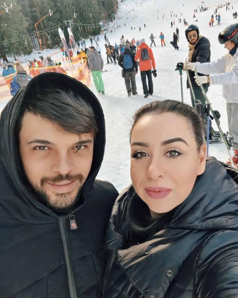 Oana Roman, vacanță la munte cu peripeții