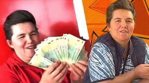 Mama Geta și-a făcut evantai din bancnote! Muncește, dar și câștigă...cu nemiluita: ”Banii nu-s o problemă pentru mine”