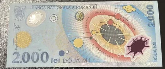 Bancnota de 2.000 de lei din 1999, vedetă pe internet
