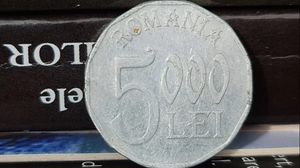 Cât a ajuns să coste o monedă de 5.000 de lei din 2003?