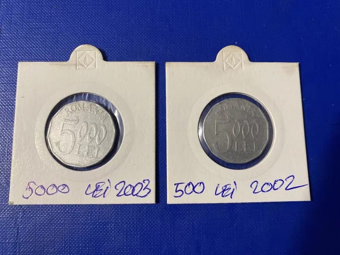 Monedele de 5.000 de lei au ajuns să fie v&acirc;ndute la prețuri colosale pe internet