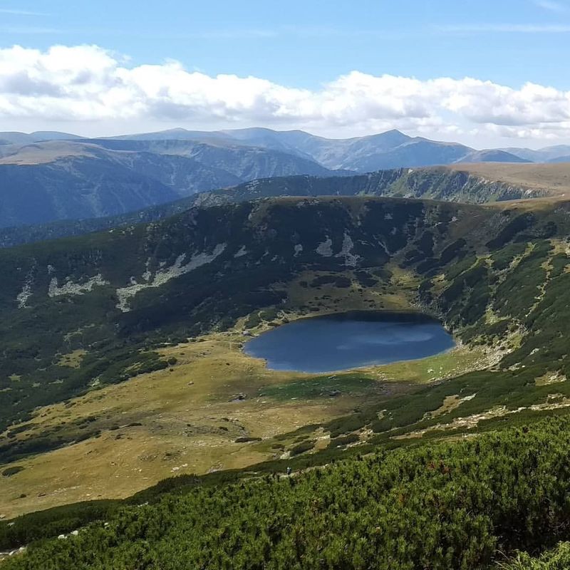 Lacul Zănoaga Mare Lacul adanc Zanoaga Mare