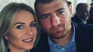 Cătălin Moroșanu și soția sa  Cătălin Moroșanu, tată pentru a doua oară