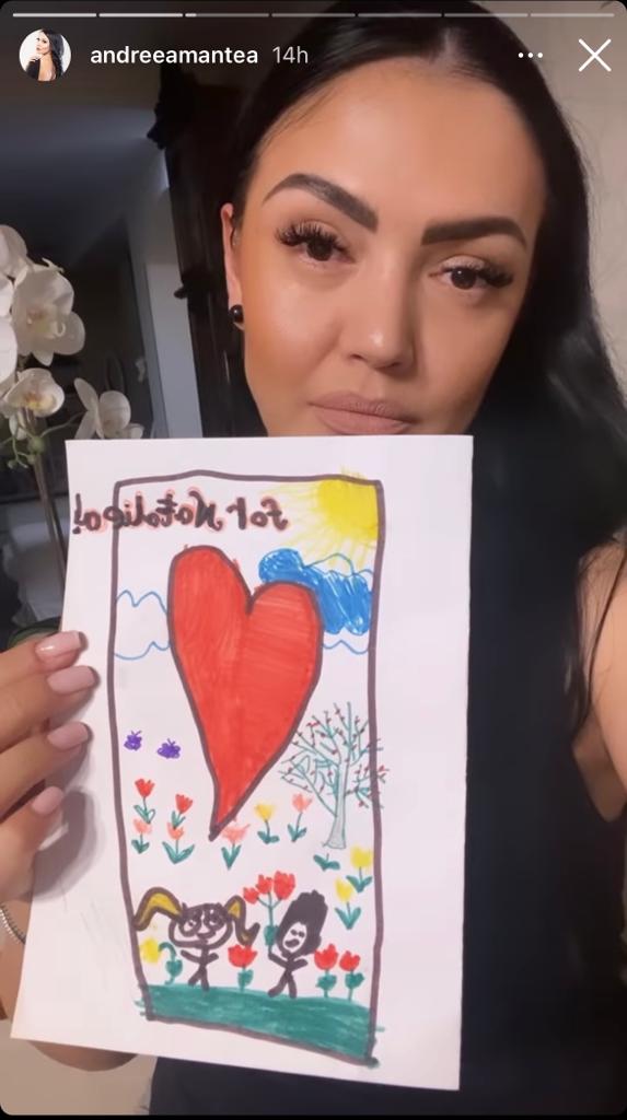 Andreea Mantea, surprinsă de fiul ei de Valentine's Day! 