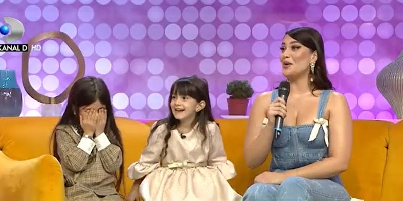 Fiicele lui Florin Salam, prima apariție la tv!