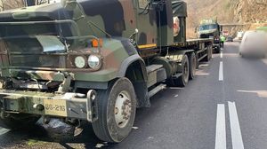 Un convoi NATO a fost implicat într-un accident pe Valea Oltului