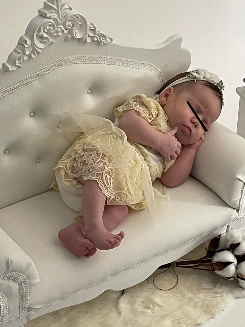 Mara Bănică, prima fotografie cu chipul fetiței sale