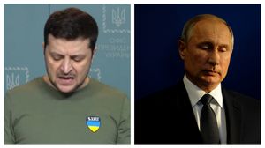 Zelenski și Putin 