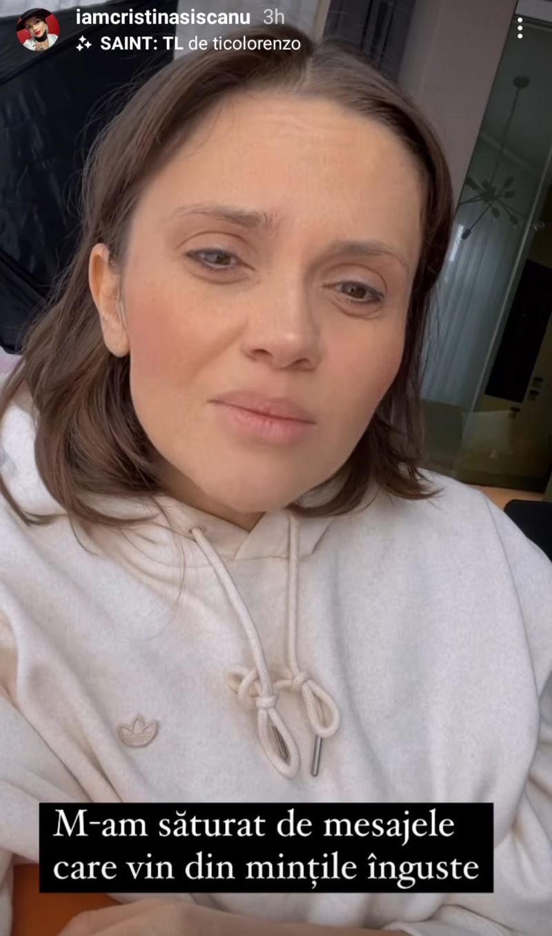Cristina Șișcanu, foc și pară pe Instagram
