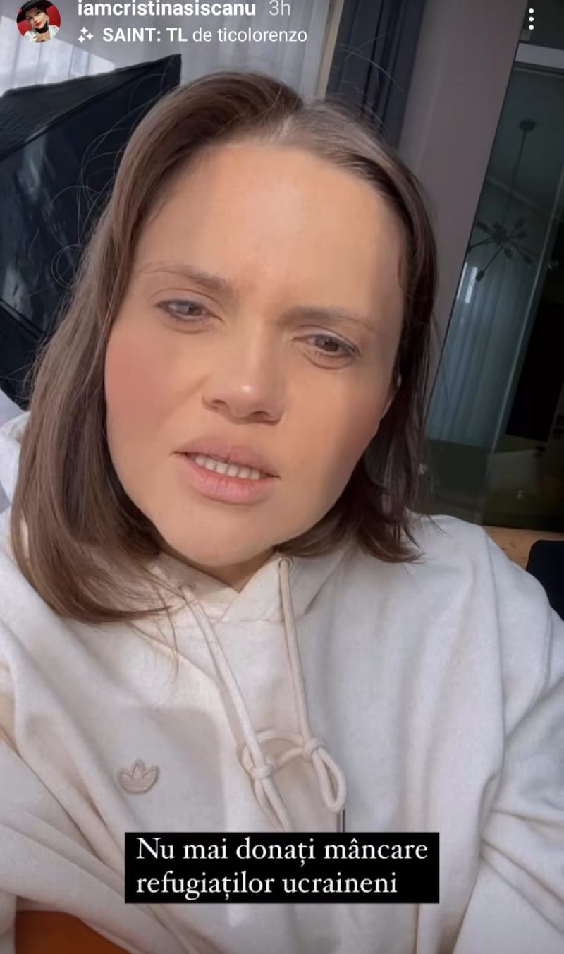 Cristina Șișcanu, mesaj dur către românii care fac donații pentru refugiați