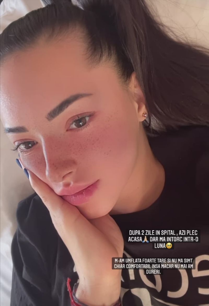 Larisa Iordache, operată de urgență