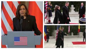 Kamala Harris a ajuns în România