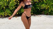 Ilinca Vandici, sexy pe plaja din Maldive! Cât de bine arată prezentatoarea TV în costum de baie