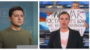 Volodimir Zelenski, mesaj pentru angajata televiziunii de stat din Rusia care a afișat o pancartă anti-război, în direct la TV: „Sunt recunoscător”