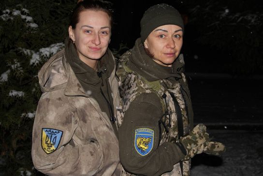 Olga Semidyanova s-a mai oferit voluntar în război, în 2015