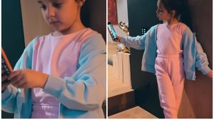 Eva a început să facă poze, de față cu tatăl ei! Măruță a atenționat-o imediat când a văzut „De ce trebuie să faci așa cu buzele”